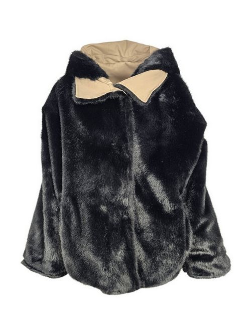 trench donna a scatola con interno in eco-visione cammello Virginia Bizzi | VY8010X+BIVIS878